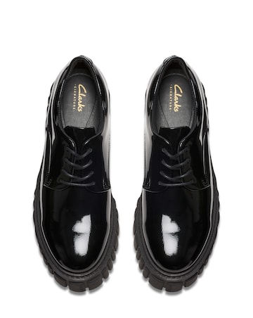 Clarks Page Patent Leather Lace Up Shoe Standard Fit