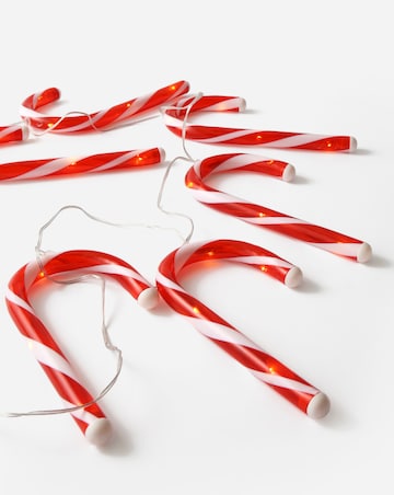 10 Candy Cane String Lights