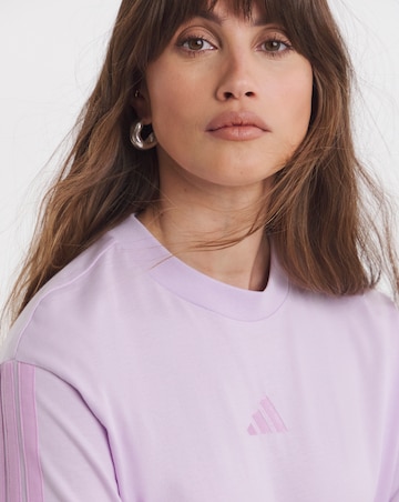 adidas 3 Stripes Boyfriend T-Shirt