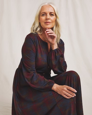 Julipa Jersey Button Down Midi Dress