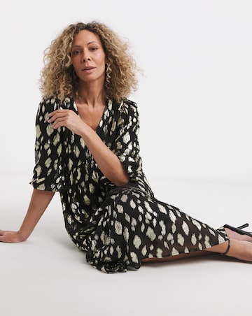 Animal Jacquard Maxi Dress