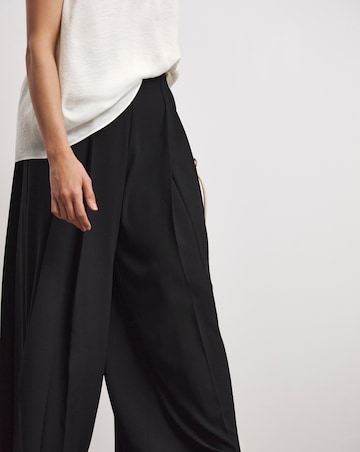 Joanna Hope Pleated Wide Leg Trousers