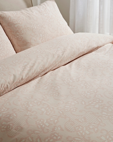 Lace Print Duvet Cover Set