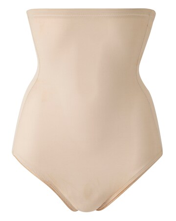 Naomi&Nicole Fuller Figure Firm Control Tummy Shaping Hi Waist Knicker Beige