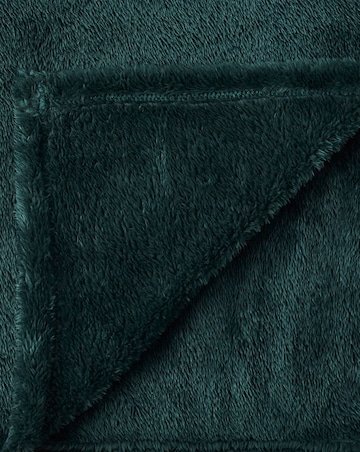 Cuddle Fleece Throw - Forest Green