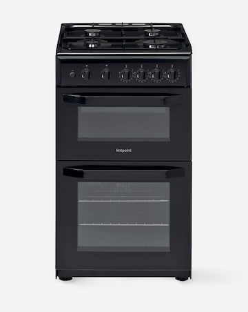 HOTPOINT HD5G00KCB 50cm Gas Cooker - Black