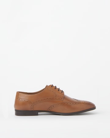 Formal Leather Brogue Extra Wide Fit