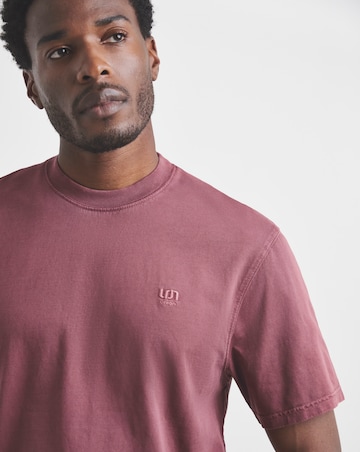 Union Garment Dyed T-Shirt- Burgundy