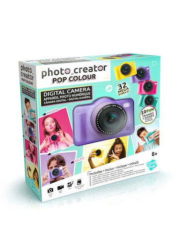 Photo Creator Pop Colour Digital Kids Camera - Purple
