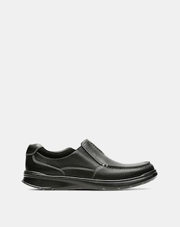 Clarks Cottrell Free Wide Fit Shoe - Black