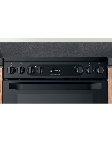 Hotpoint HDM67V92HCB/UK 60cm Electric Double Cooker + Installation