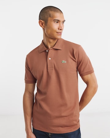 Lacoste Classic Short Sleeve Pique Polo - Burnt Orange