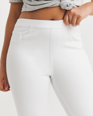 Spanx Medium Control Jean-ish Ankle Leggings White