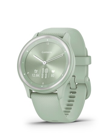 Garmin Vivomove Sport Smart Watch - Cool Mint with Silicone Band
