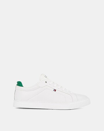 Tommy Hilfiger Icon Court Trainer - Green/Ecru