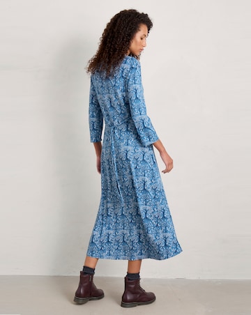 Seasalt Cornwall 3/4 Carwynnen Dress Wild Woodland