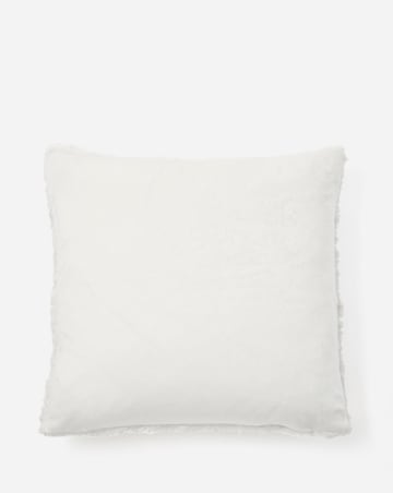 Textured Faux Fur Cushion