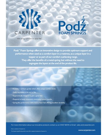 Memory Podz Foam Spring Topper 4cm