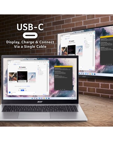 Acer Aspire 3 Laptop - 15.6in FHD ComfyView AMD Ryzen 5 8GB 512GB