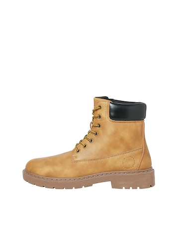 Jack & Jones Ainsworth PU Boots - Tan