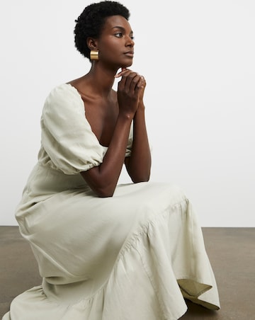 Joanna Hope Linen Mix Midi Dress