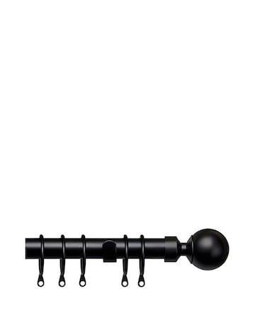 Extendable 25-28mm Pristine Ball Curtain Pole
