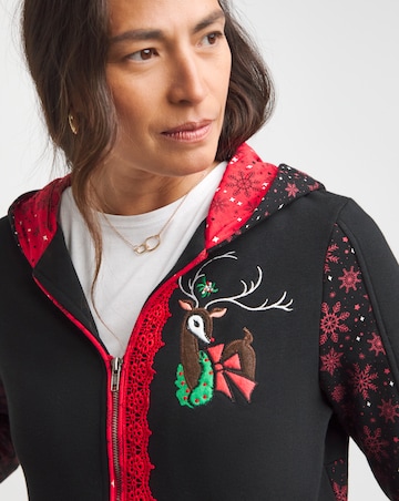 Joe Browns Rudolph the Reindeer Zip Hoodie