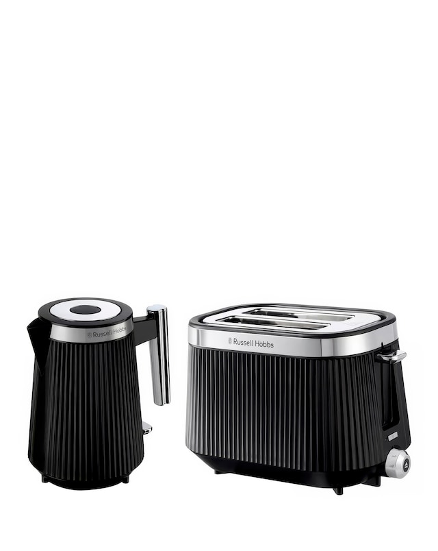 Russell Hobbs Bronte Kettle & 4 Slice Toaster Black
