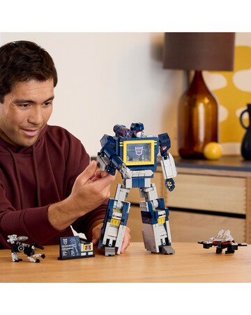 LEGO Icons Transformers: Soundwave Model Kit, Home and Office Decor Set
