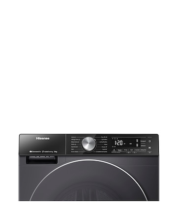 Hisense 5S Series WF5S1245BB 12kg Auto Dosing Washing Machine - Black