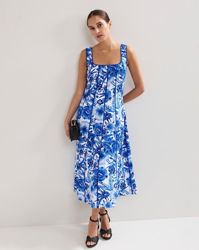 Phase Eight Goldie Printed Midi Dress