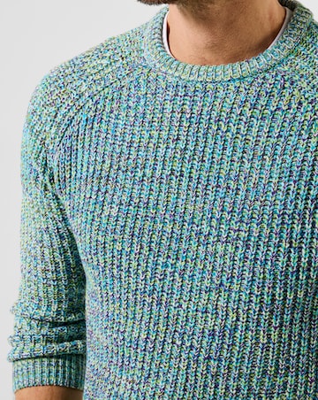 Joe Browns Summer Fresh Crew Knit - Green Multi