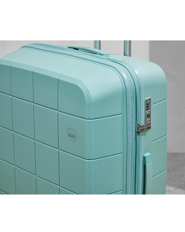 Rock Pixel 3pc Suitcase Set - Pastel Green