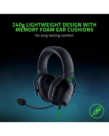 Razer BlackShark V2 X Wired Gaming Headset for Xbox - Black