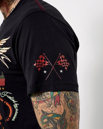 Joe Browns Elevated Tiger Rock and Roll T-Shirt - Black