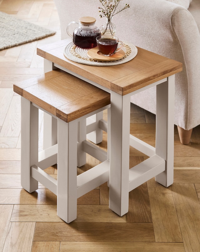 Sadie Ready Assembled Wooden Nest of Tables