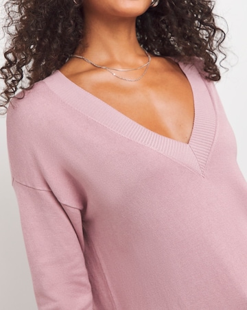 V Neck Slouch Tunic