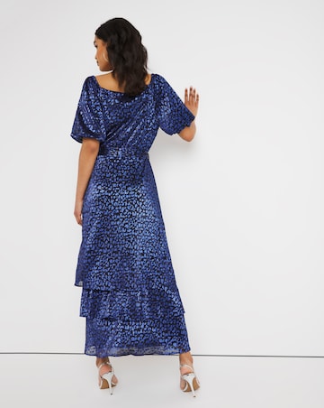 Joanna Hope Animal Print Plisse Dress