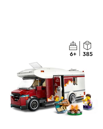 LEGO City Holiday Adventure Camper Van Toy Vehicle Set 60454