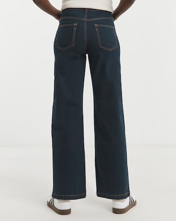 24/7 Indigo Wide Leg Jeans