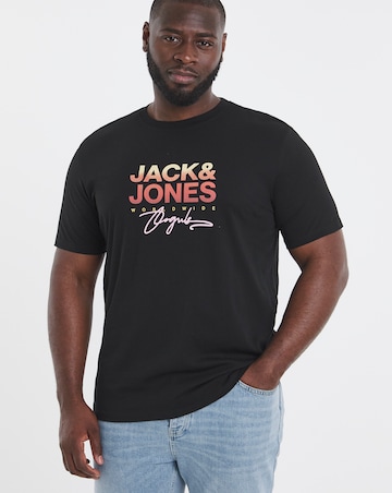 Jack & Jones Canggu Logo T-Shirt - Black