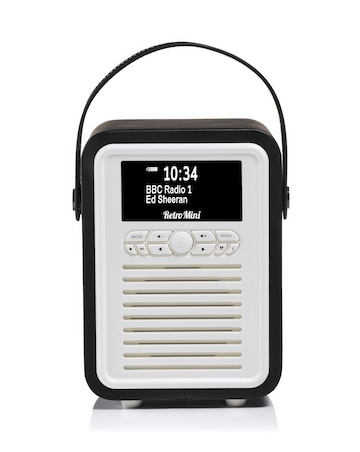 VQ Retro Mini DAB Radio - Black