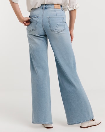 Light Blue Wide Leg Jeans