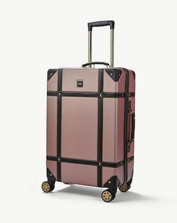 Rock Vintage Medium Suitcase - Pink