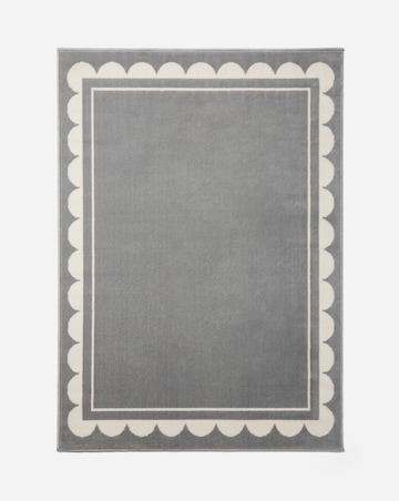 Maestro Scalloped Border Rug
