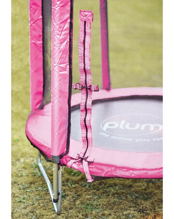 Plum Junior Springsafe 4ft Trampoline & Enclosure - Pink
