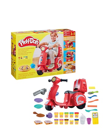 Play-Doh Pizza Delivery Kids Scooter Playset