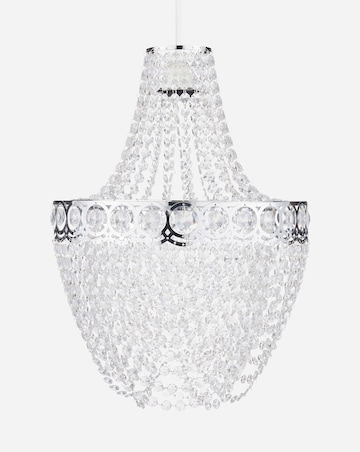 Clear Easy Fit Chandelier Shade