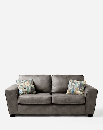 Lennox Faux Leather 3 Seater Sofa