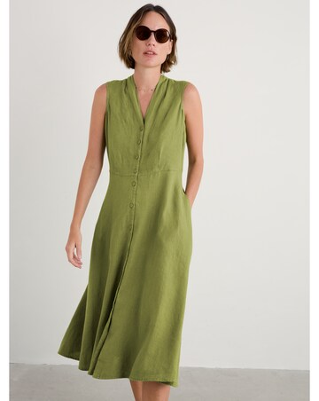 Seasalt Cornwall Sleeveless Carved Wood Dress